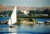 Egypt - Aswan: feluccas sailing on the Nile (photo by J.Kaman)