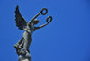 San Salvador, El Salvador, Central America: Parque Libertad - winged statue of Liberty - photo by M.Torres