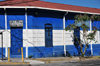 San Salvador, El Salvador, Central America: school building in the colors of the Salvadoran flag - Escuela Parvularia - 17a Av Sur - photo by M.Torres