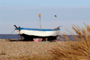 Suffolk: an old fishing boat on the coast (photo by Fiona Hoskin)