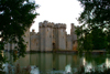 Robertsbridge, East Sussex, South Eeast England, UK: Bodiam castle and the moat - photo by K.White