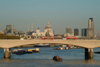 London: London bridge and St Pauls Cathedral as seen from Hungerford bridge (photo by K.White)