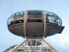 London: British Airways London Eye - bubble - one of the 32 sealed and air-conditioned passenger capsules - pod - photo by K.White
