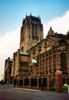 Liverpool, Merseyside, North West England, UK: Liverpool Anglican Cathedral - St. James' Mount - designed by Sir Giles Gilbert Scott - photo by M.Torres