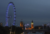London, England: London Eye, Houses of Parliament, Big Ben - nocturnal - photo by A.Bartel