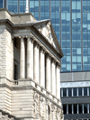 London, England: Bank of England facade - photo by A.Bartel