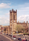 Manchester, North West, England: Anglican Cathedral - Cathedral and Collegiate Church of St Mary, St Denys and St George in Manchester - photo by M.Torres