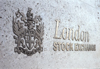 London: the Stock Exchange building - LSE - logo - photo by A.Bartel
