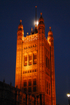 London: Westminster Palace - Victoria Tower at the House of Lords end of the palace - photo by M.Torres