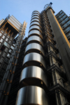 London: LLoyds building - designed by architect Richard Rogers - Lime Street, City of London - Lloyd's of London - photo by M.Torres