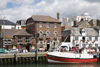 Weymouth, Dorset, England: fishing boat and the George Inn - photo by I.Middleton