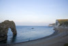 Durdle Door, Dorset, England: the gate and the beach - UNESCO World Heritage Site - photo by I.Middleton