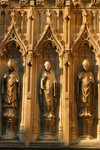 Canterbury, Kent, South East England: Canterbury Cathedral - saints sculptures - photo by I.Middleton