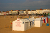 Margate, Kent, South East England: waterfront - fish and chips on the beach - photo by I.Middleton