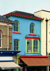 England (UK) - Southport (Merseyside): colourful house (photo by David S. Jackson)