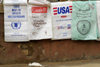 Eritrea - Asmara: food aid - old bags - photo by E.Petitalot
