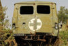 Eritrea - Mendefera, Southern region: rusting military ambulance - photo by E.Petitalot