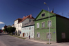 Estonia - Valga: Riia street - old wooden houses - photo by A.Dnieprowsky