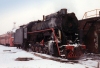 Estonia - Tartu: steam and ice - old soviet locomotive - photo by M.Torres