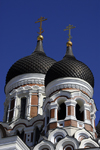 Estonia, Tallinn: Alexander Nevsky Cathedral spires - photo by J.Pemberton
