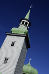 Estonia, Tallinn, Traditional wooden church spire and dome - photo by J.Pemberton