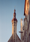 Estonia - Tallinn: spire of the town hall - photo by M.Torres
