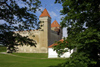 Estonia - Saaremaa island Kuressaare: Episcopal Castle - Watch Tower, Tall Herman - built of chiselled dolomite blocks - Kuressaare piiskopilinnus - photo by A.Dnieprowsky