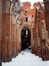 Estonia - Tartu: after the war - ruins of the Cathedral on Dome hill / Toomemagi ja Toomkirik - photo by M.Torres