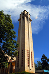 Addis Ababa, Ethiopia: St. Stephanos church - campanile - photo by M.Torres