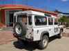 Axum - Mehakelegnaw Zone, Tigray Region: Hotel Remhai - UNMEE Land Rover - United Nations Mission in Ethiopia and Eritrea - photo by M.Torres