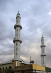 Bahir Dar / Bahar Dar, Amhara, Ethiopia: minarets of the Friday Mosque - photo by M.Torres