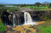 Blue Nile Falls - Tis Issat, Amhara, Ethiopia: a dam limits the water flow - photo by M.Torres