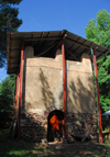 Lake Tana, Amhara, Ethiopia: Kebran Gabriel Monastery - old watch tower, now the museum - photo by M.Torres