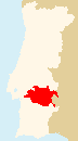 vora District, Alentejo, Portugal - Location map