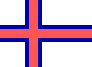 Faeroes / Faroes / ilhas Faroe / Frer / Tndrorszg / Fareru salas - flag - merki