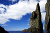 Vestmanna bird cliffs, Streymoy island, Faroes: sea stack - basalt needle - photo by A.Ferrari
