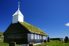 Kaldbak, Streymoy island, Faroes: old timber church built in 1835 - Evangelical-Lutheran - Froya Kirkja - Torshavnar municipality - photo by A.Ferrari