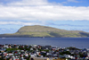 Trshavn, Streymoy island, Faroes: view over Nolsoy island and Trshavn - photo by A.Ferrari