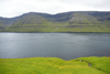 Kunoy island, Noroyar, Faroes: seen from Kalsoy, across the Kalsoyarfjrur - photo by A.Ferrari