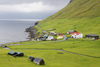 Elduvik village, Eysturoy island, Faroes: seen from the hills - photo by A.Ferrari
