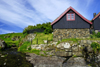 Leynar village, Streymoy island, Faroes: Faroese stone and timber cottages - photo by A.Ferrari