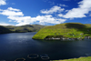 Vestmanna, Streymoy island, Faroes: fish farming - aquaculture open water fish cages - photo by A.Ferrari