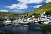 Vestmanna, Streymoy island, Faroes: fishing boats in the harbour - photo by A.Ferrari