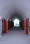 Finland - Lapland - Kemi - snow hotel - corridor - Arctic images by F.Rigaud