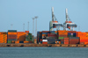 Finland - Helsinki, Ruoholahti area, containers at the port - photo by Juha Sompinmki