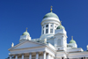 Helsinki, Finland: Lutheran Cathedral - pediment and dome - Suurkirkko / Storkyrkan - photo by A.Ferrari