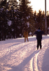 Finland - Lapland - Saarselk - skiers - Arctic images by F.Rigaud