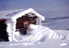 Finland - Lapland - Saarselk - cottage in the snow - Arctic images by F.Rigaud