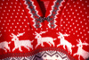 Finland - Levi: red sweater at the market - Sami decoration (photo by F.Rigaud)