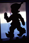 Finland - Lapland - Gnome walking - silhouette - Arctic images by F.Rigaud